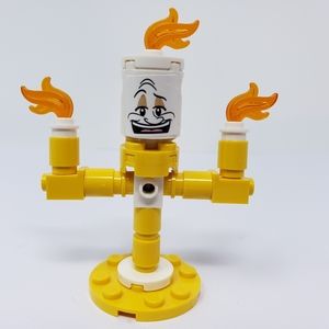 Lego Beauty and the Beast Lumiere Candle Candlestick Blocks